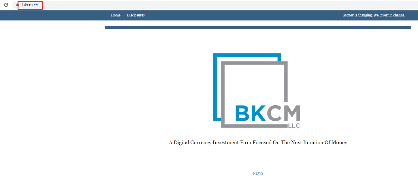 海外终端以1.8万美元收购BKCM.com 进行品牌域名升级