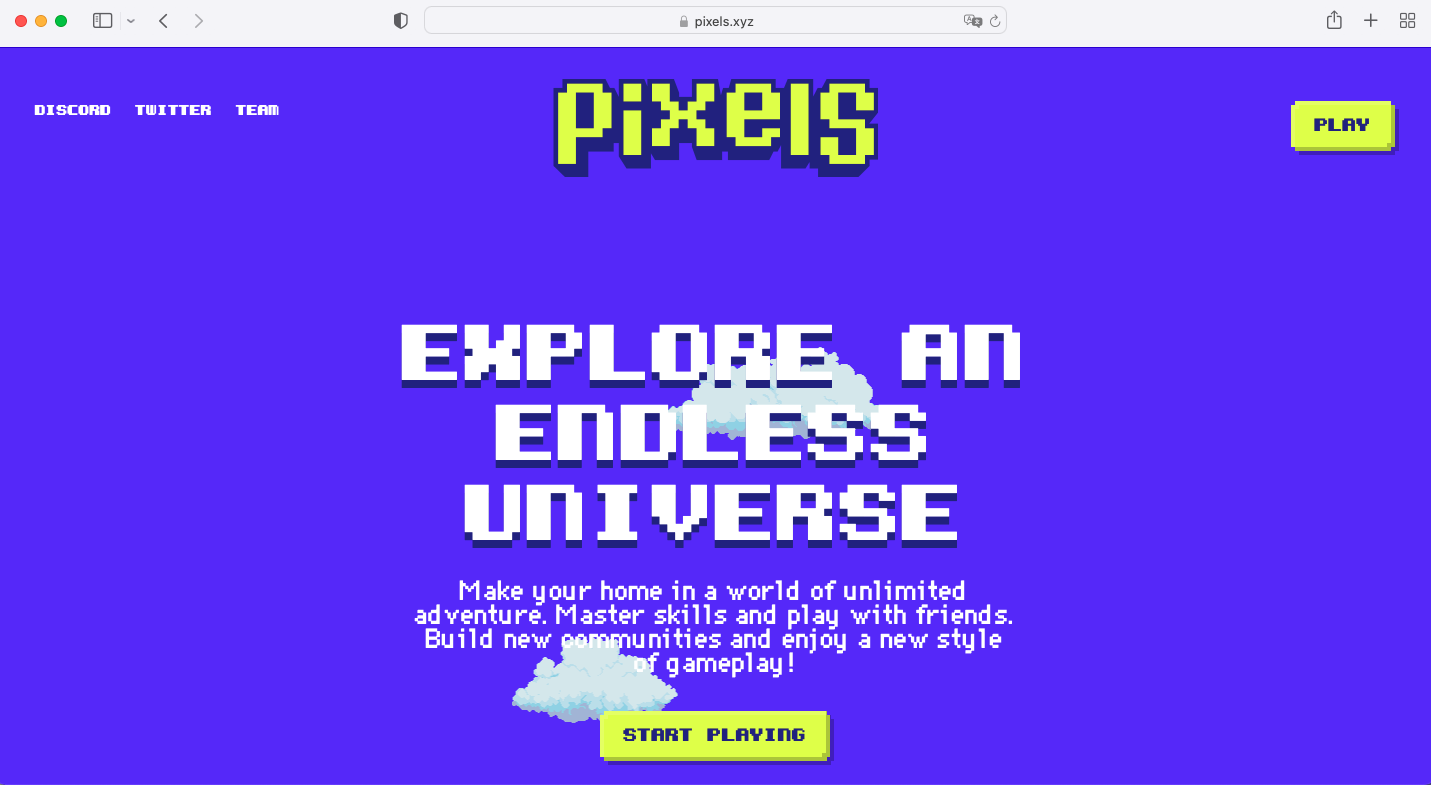 区块链公司Banger Inc启用Pixels.xyz域名