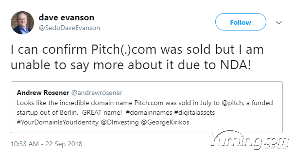创始团队又重金收购pitch.com域名开始新项目