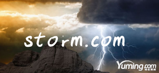 年销售额10亿美金的科技公司出售“风暴”域名Storm.com