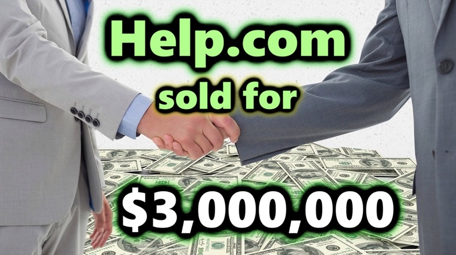 重磅!单词域名Help.com以300万美元完成交易