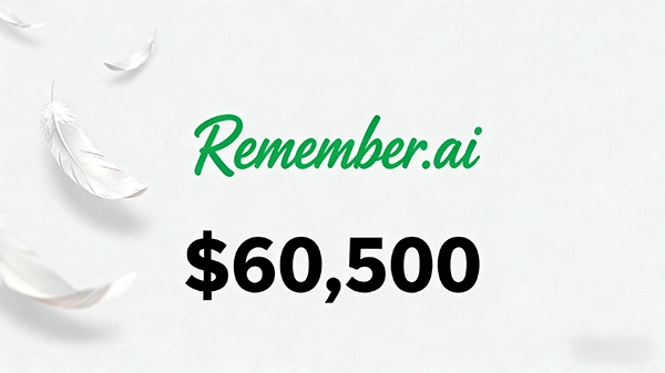 Remember.ai以60,500美元成交