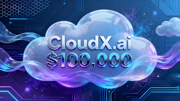 CloudX.ai以10万美元成交，投资回报高达 17 倍