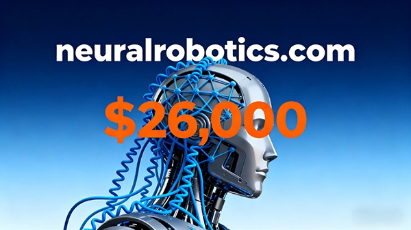 neuralrobotics.com以2.6万美元成交，20美元入手实现超1300倍回报