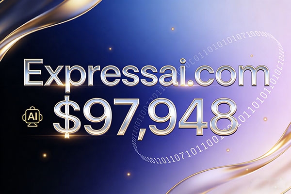 Expressai.com以97,948美元天价成交，卖家购入时仅花费300美元！