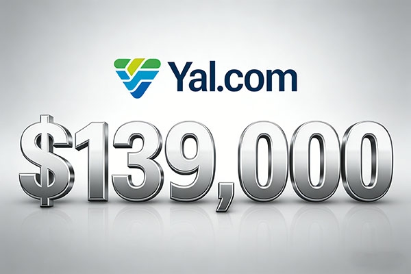 Yal.com以139,000美元售出，短字符域名成跨境与科技领域香饽饽