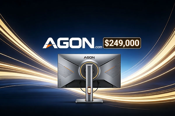 AGON.com以 24.9万美元成交!文化+IP+商业三重buff拉满
