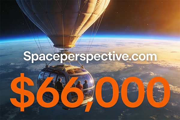 66,000美元成交！Spaceperspective.com领跑太空旅游域名价值新高度
