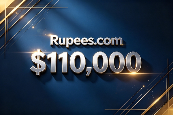 Rupees.com以11万美元成交！货币类域名成金融领域投资新风口