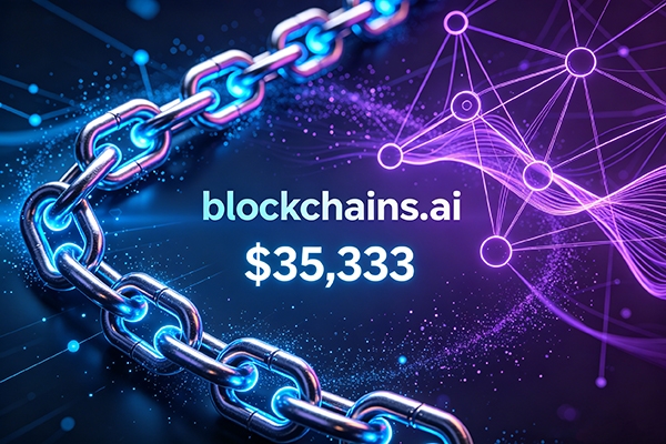35,333美元成交！blockchains.ai：AI× 区块链双赛道顶级域名易主
