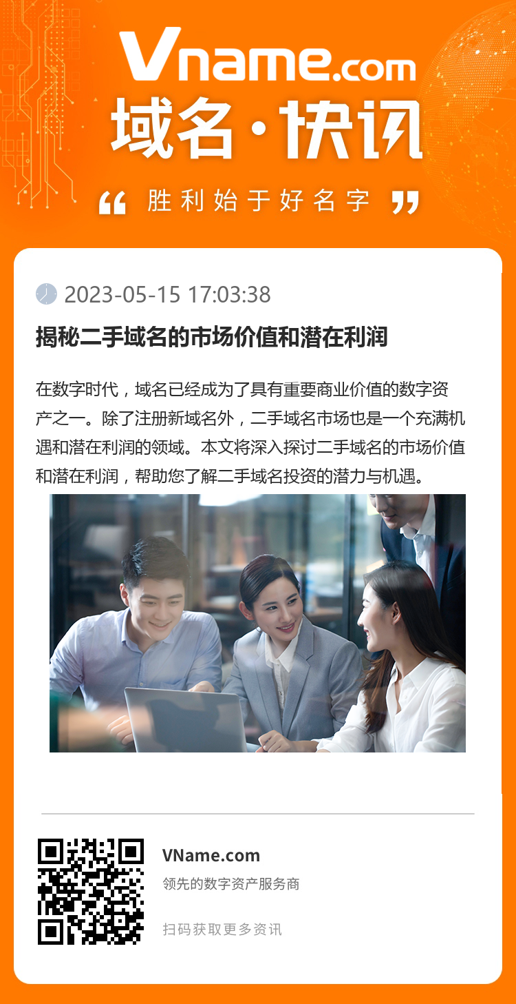 揭秘二手域名的市场价值和潜在利润