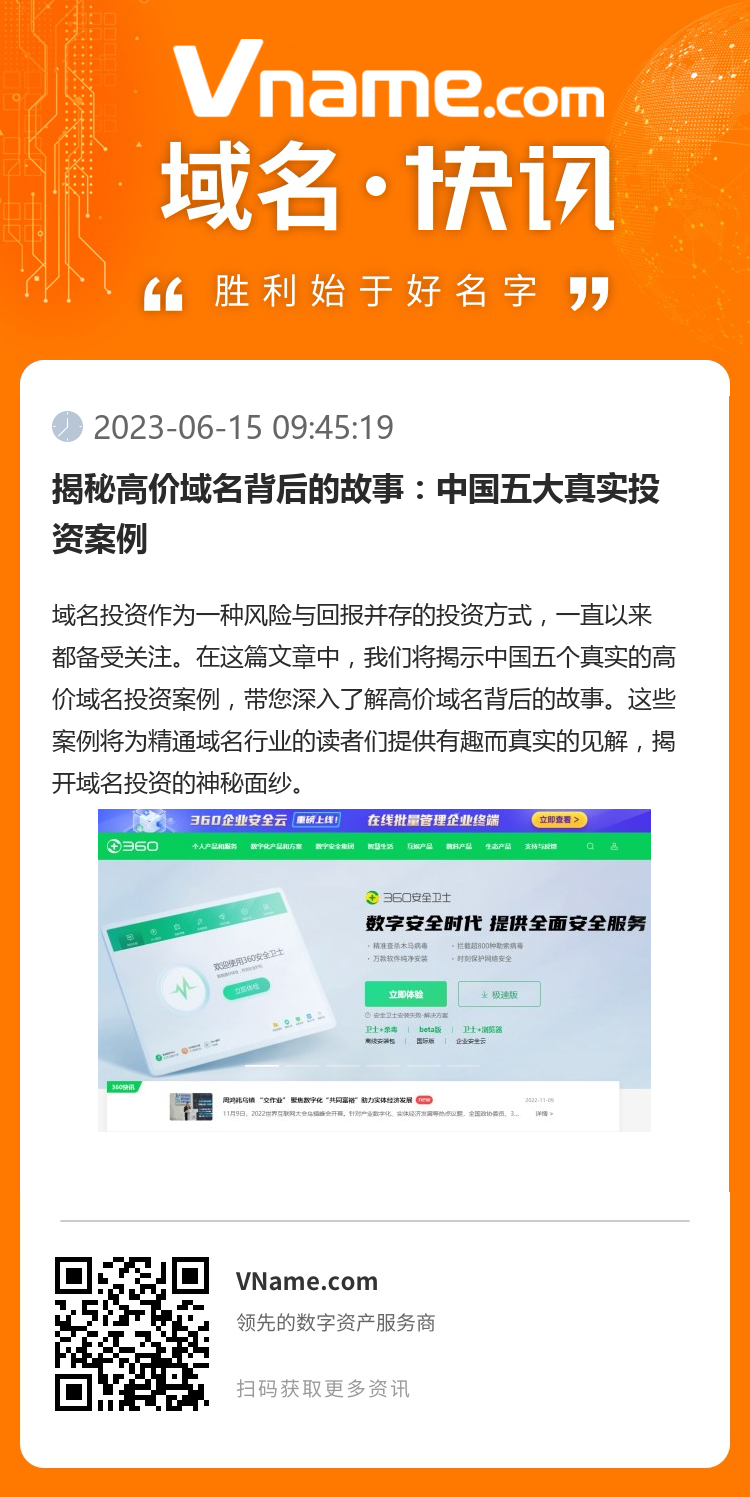 揭秘高价域名背后的故事：中国五大真实投资案例