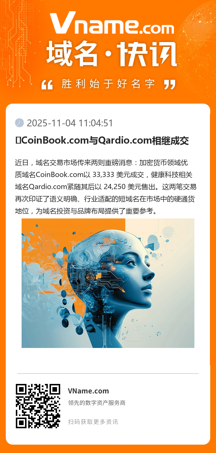 ​CoinBook.com与Qardio.com相继成交